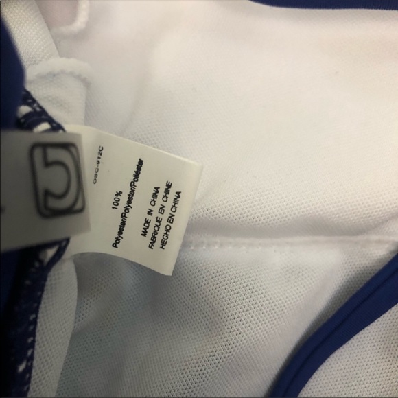 NWT!! Cupshe Blue lace-up piece bathing suit - Picture 5 of 8